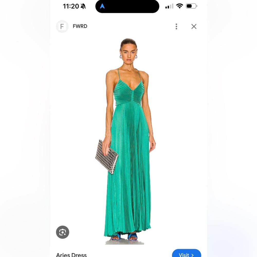 ALC Aries dress in Viridian Green Size 2